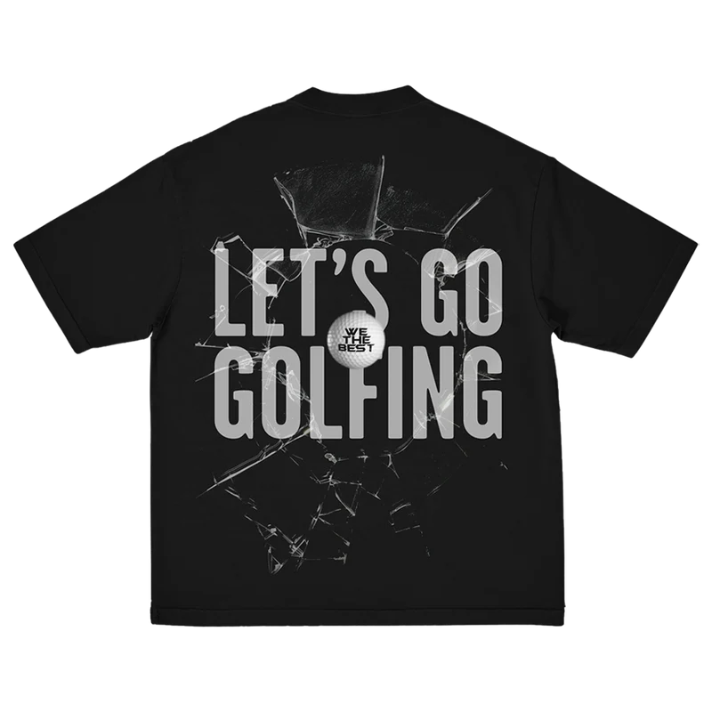 DJ Khaled - Let's Go Golfing Black Shattered Tee