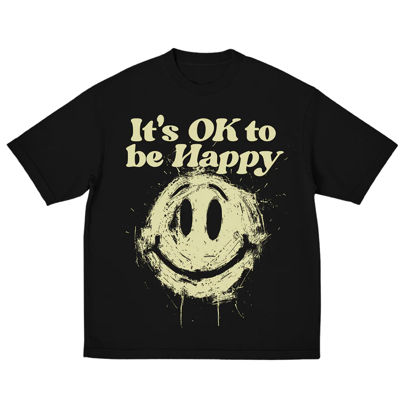 DJ Khaled - It's Ok To Be Happy Distorted Tee