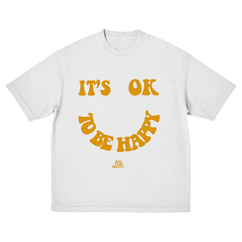 DJ Khaled - It's Ok To Be Happy White Smile Tee